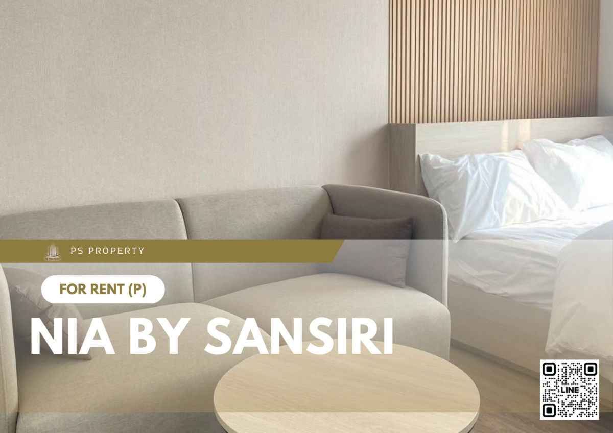 For rent ✨ NIA by Sansiri ✨ Fully furnished and equipped, near BTS Phra Khanong