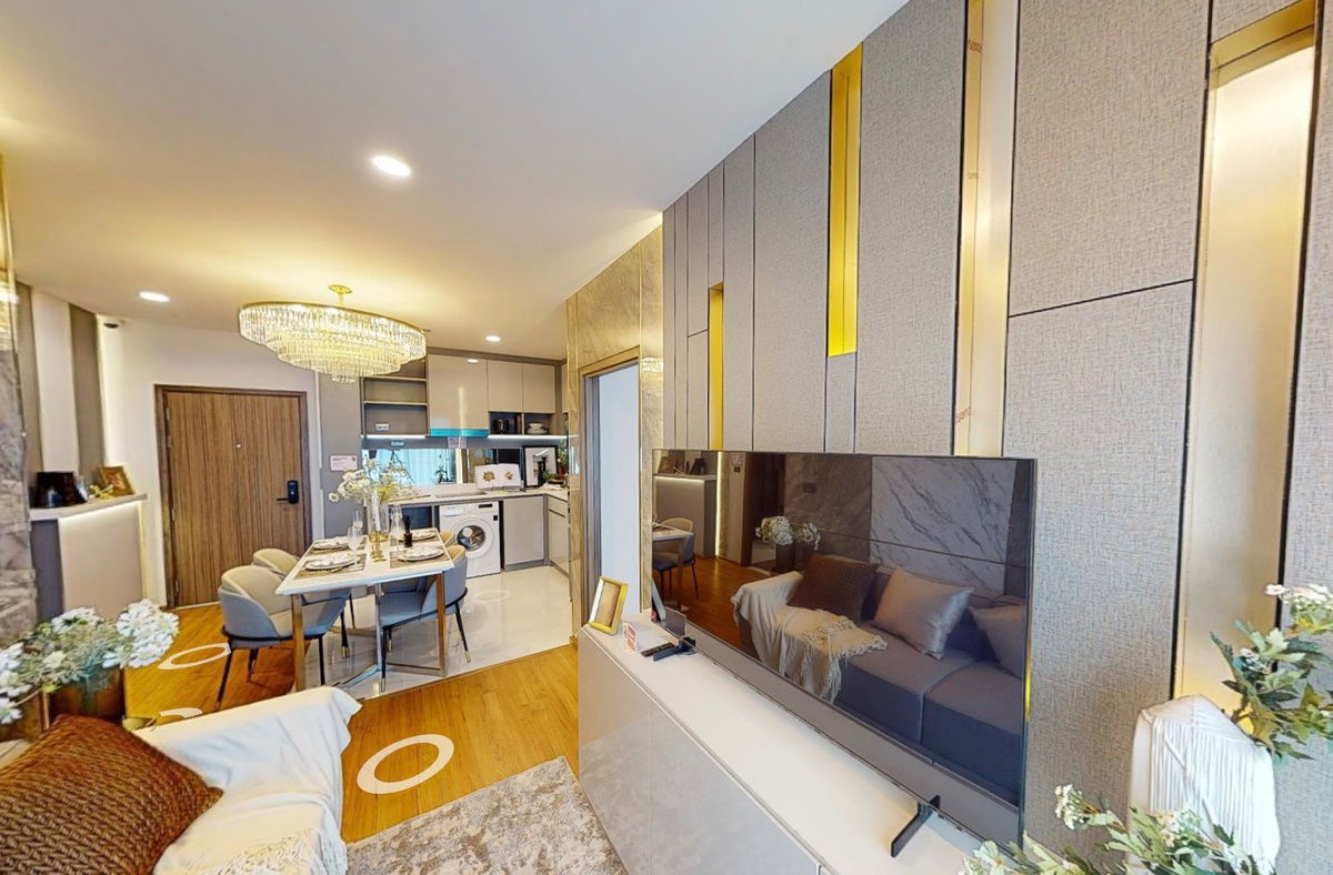 🔥 2 Bedroom Condo for RENT! at Arise Charoen Mueang Condominium (New Building) next to 7-11 shop near to Supermarke, Cafe, School and etc.