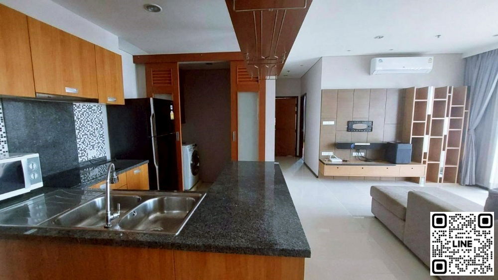 TA7676✨LineID @556ryccg 🌅2 Bedroom 90 sqm Floor 17 Fully furnished Villa Sathorn near BTS Krung Thon Buri