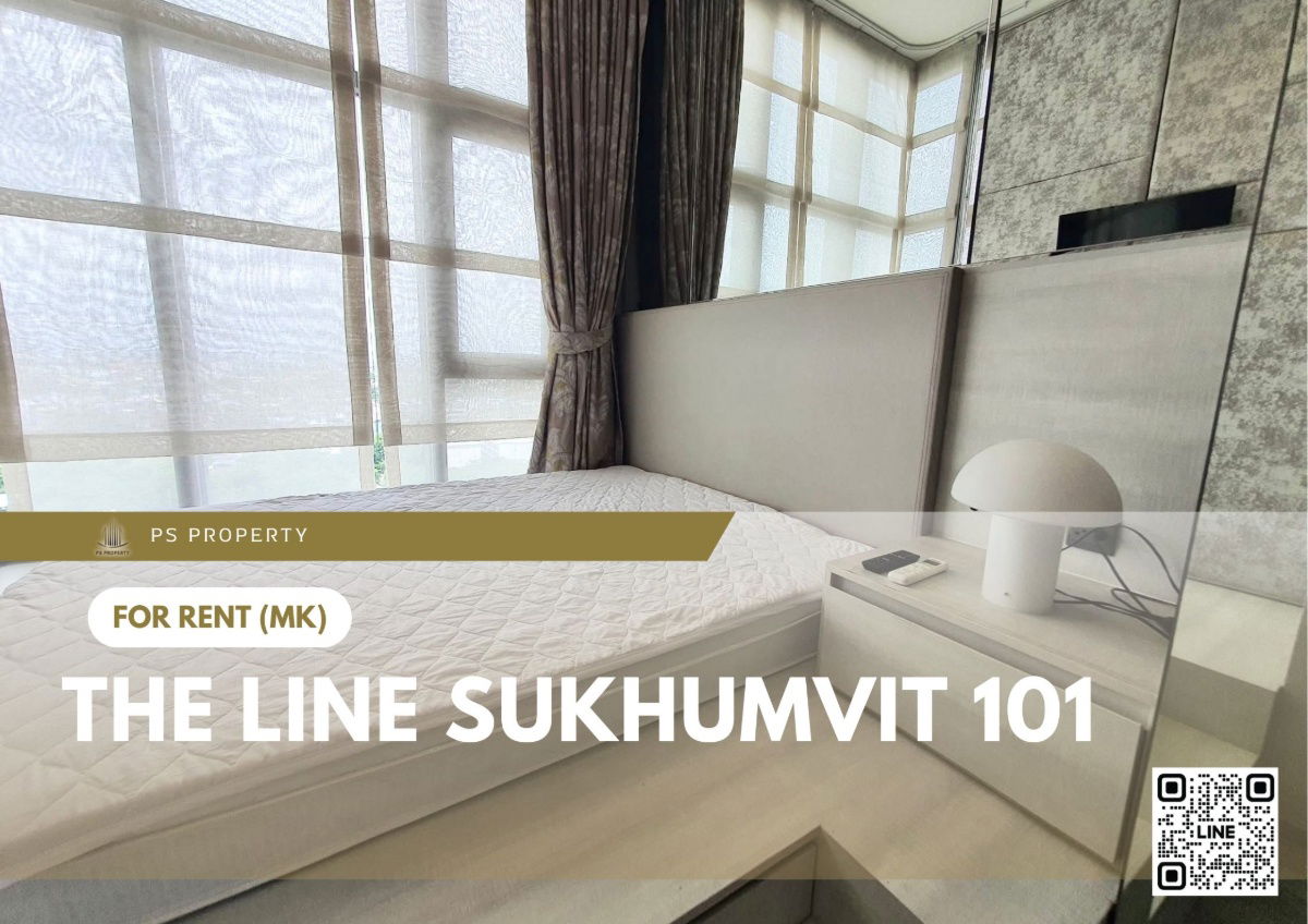 For rent 📍 THE LINE Sukhumvit 101 📍 Fully furnished and equipped, near Punnawithi BTS station