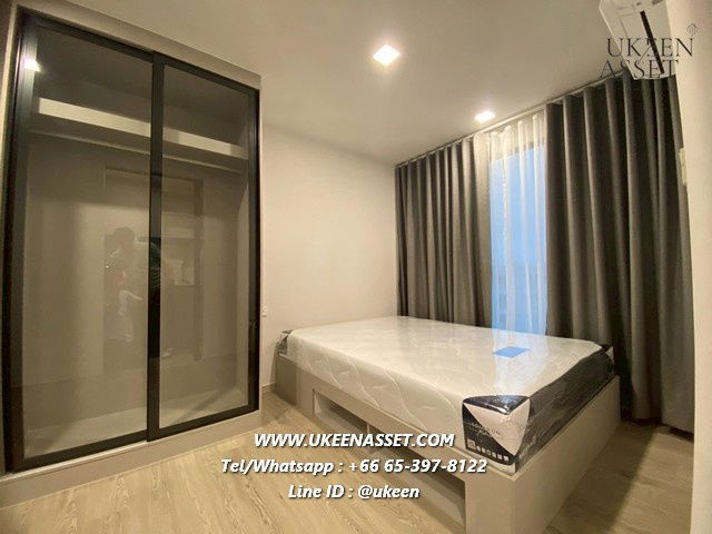 UK01-379 For rent Kave Coco Bangsaen: near Burapha University, 1 bed, beautiful room, ready to move in, rental price 9,500 baht/month