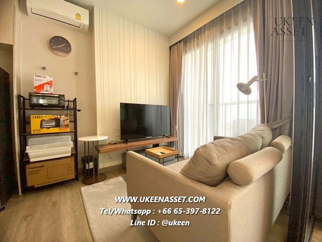 UK01-071 For rent KEEN CENTRE SRIRACHA Free cleaning service 2 times a week: Beautiful view - Ready to move in 1 bedroom, 35 sq m. 15,000 baht/month