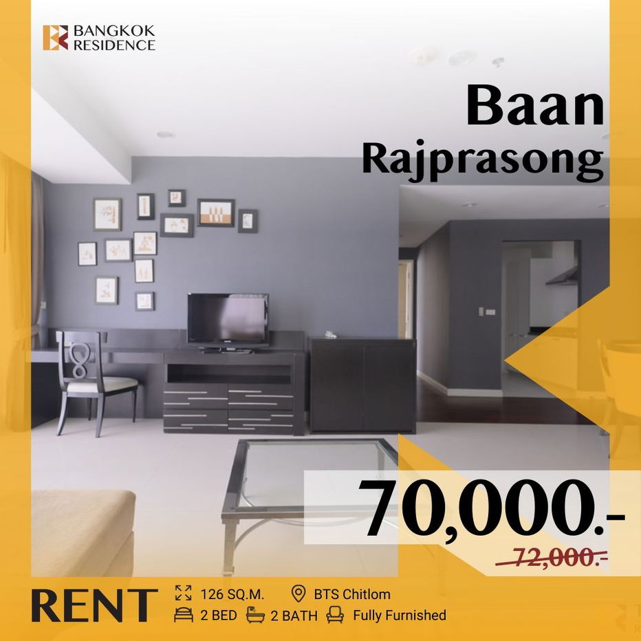 𝐁𝐞𝐬𝐭 𝐏𝐫𝐢𝐜𝐞 🔥 Baan Rajprasong in the Prime location ✨ Near BTS Ratchadamri