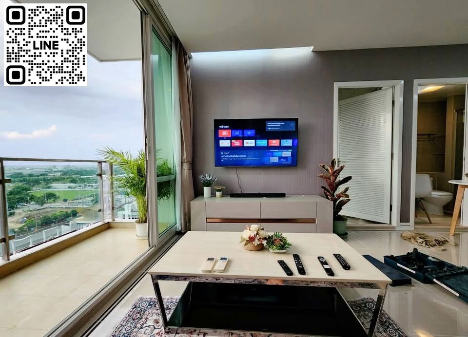 TA6329📲LineID @556ryccg🏢2 Bedroom 57 sqm Floor 10 TowerB Fully furnished T.C. Green Rama9 near Rama 9 road Chaturathit road(RCA) Expressway