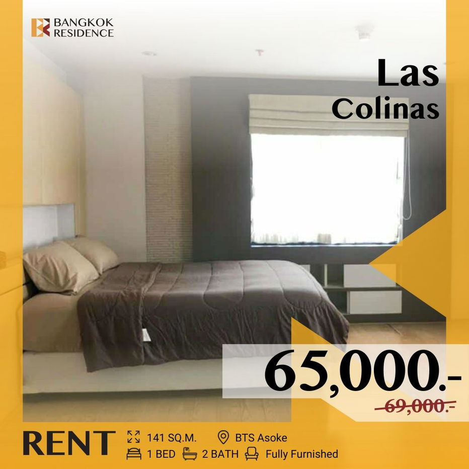 Las Colinas 💫 Spacious & Fully Furnished Unit 🛏️ Near BTS Asoke