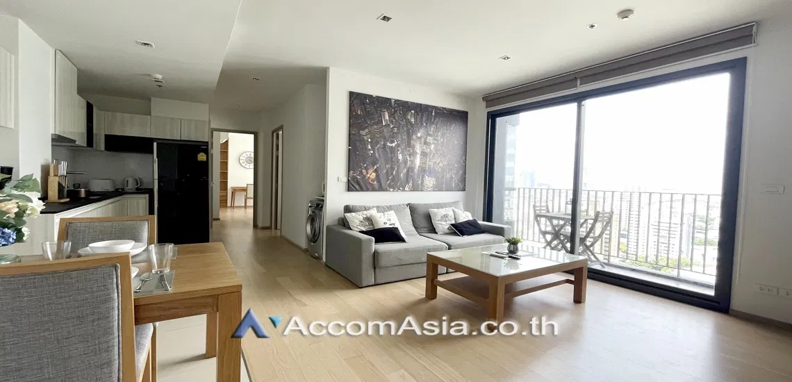 🔼🔽 AccomA 📩 Corner Unit 2 BR Condominium @HQ Thonglor (AA21580)