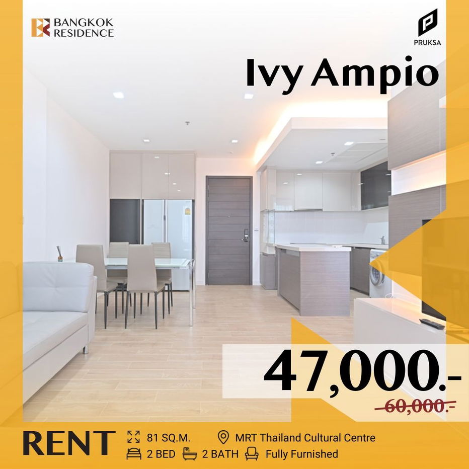 Ivy Ampio 💖 美丽单位，市场最优惠🔥，靠近 MRT 泰国文化中心