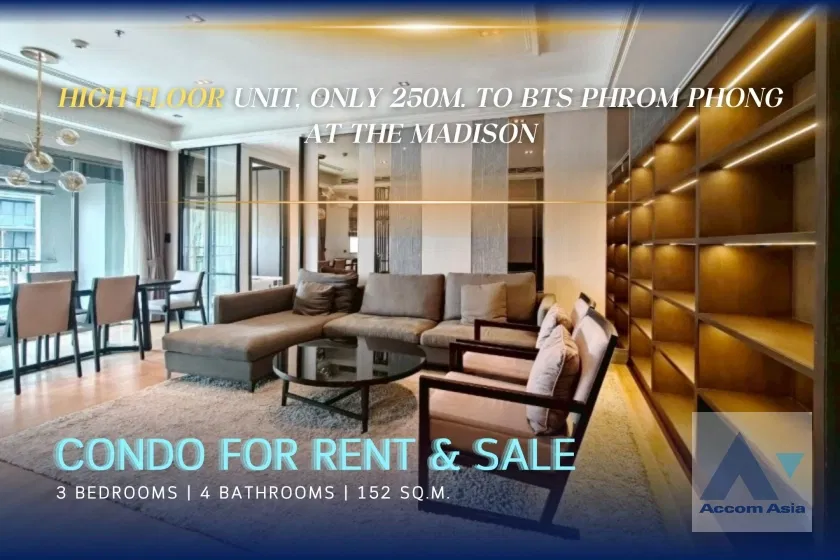 🔼🔽 AccomA 📩 Luxury Modern condo for rent ans sale at The madison (AA32882)