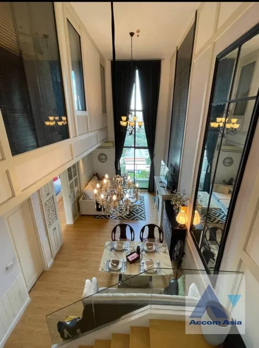 🔼🔽 AccomA 📩 Fully Furnished,Duplex Condo 2 BR Condominium @Villa Asoke (AA41410)