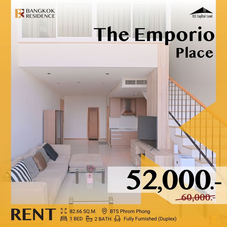 The Emporio Place ✨ Rare River View Unit Now Available 🌊 Near BTS Phrom Phong