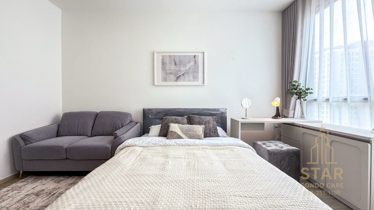 ✨ Renting condominiums for The Rich Rama 9 – Srinakarin ✨ Adjacent to Airport Link Huamark. Travel is convenient.