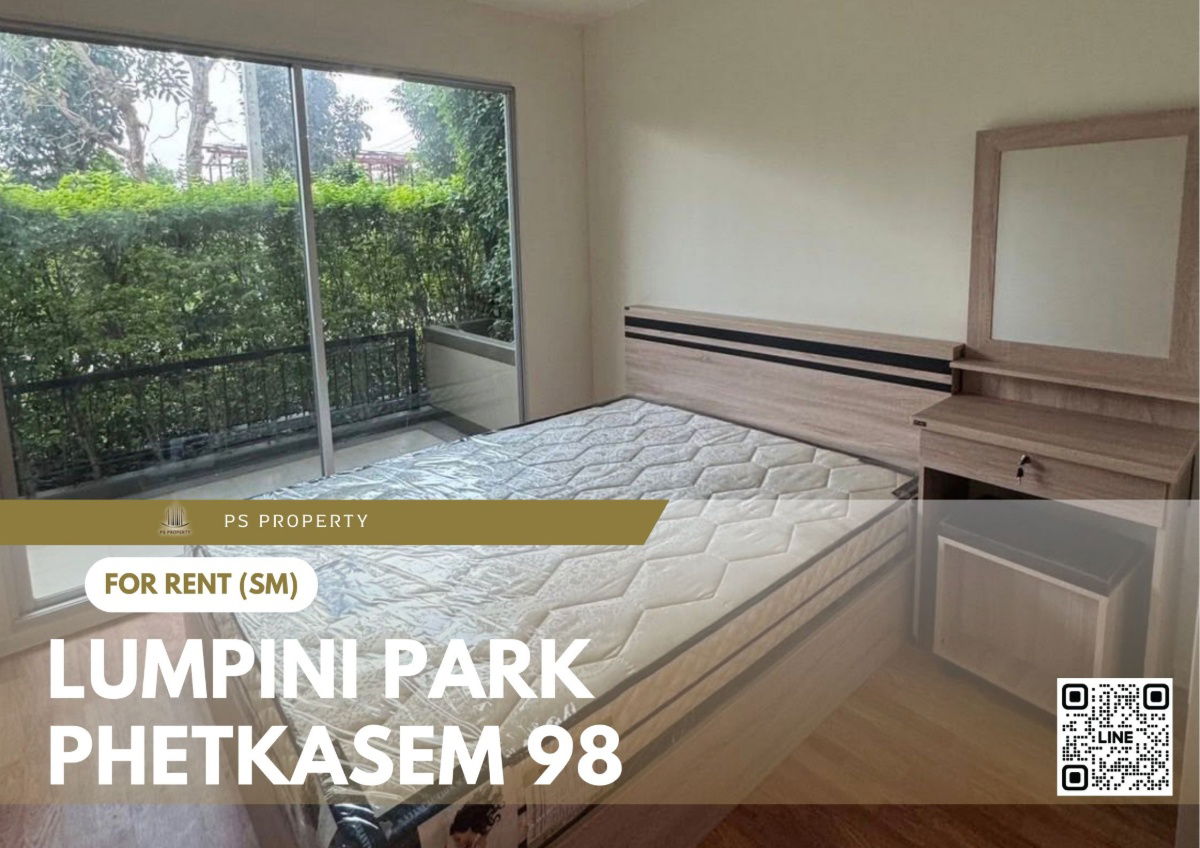 For rent 📍 Lumpini Park Phetkasem 98 📍 Brand new room, fully furnished, ready to move in, near Lak Song BTS station.