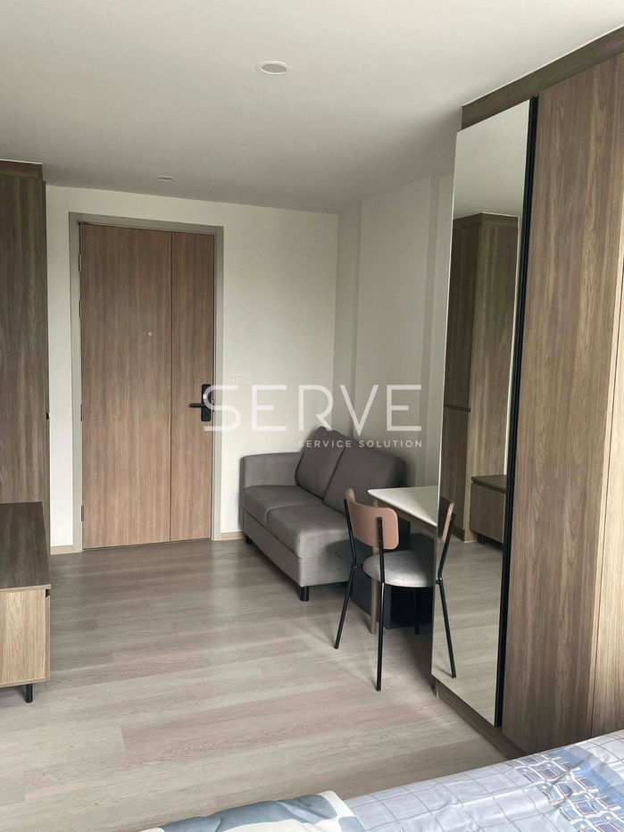 Studio Nice Room New Condo Fully furnished Good Location Next to BTS Khu Khot 100 m  @ Nue Core Khu Khot Station