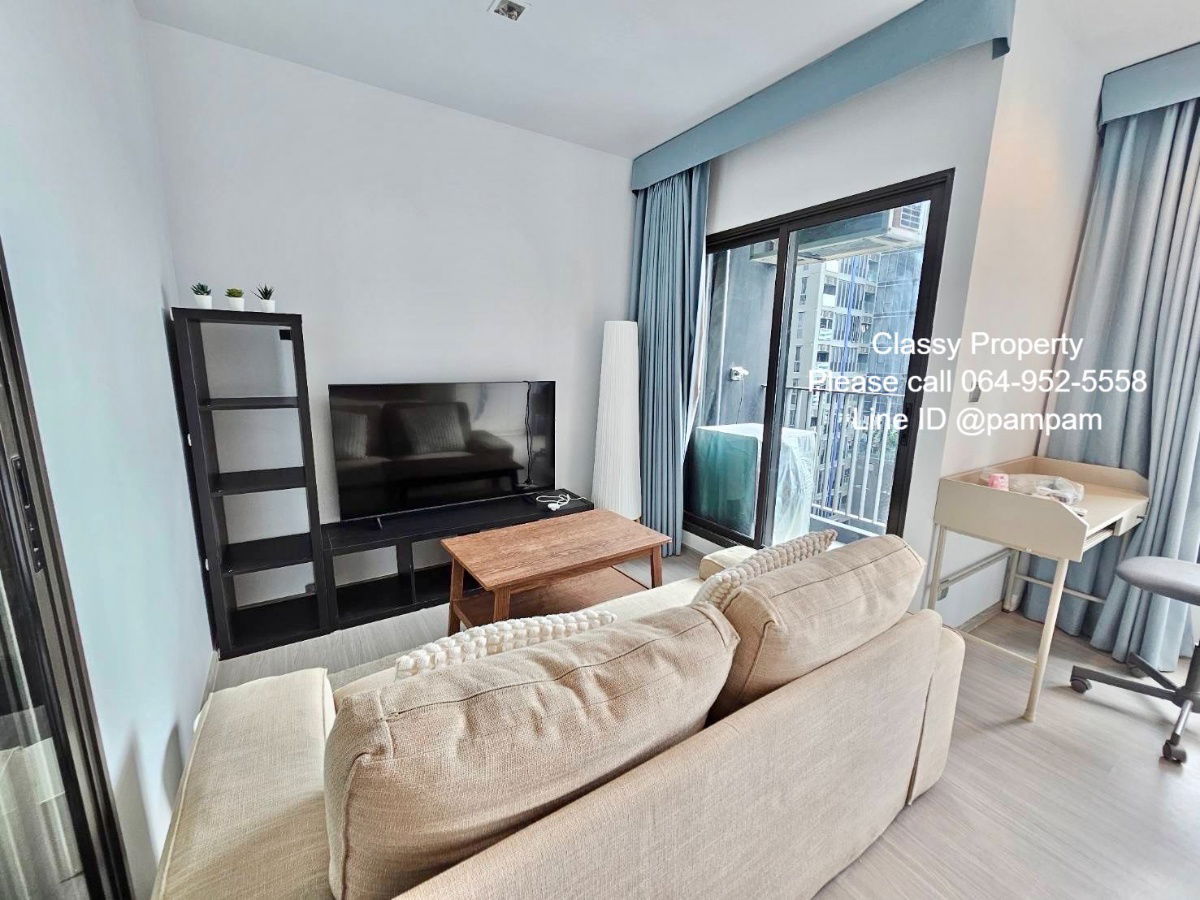 *** ให้เช่าคอนโด : Life Asoke-Rama 9 Studio ชั้นสูง ตกแต่งครบ ครัวแยก ใกล้ MRT พระราม 9 พิเศษ 15,000 บาทเท่านั้น!!!