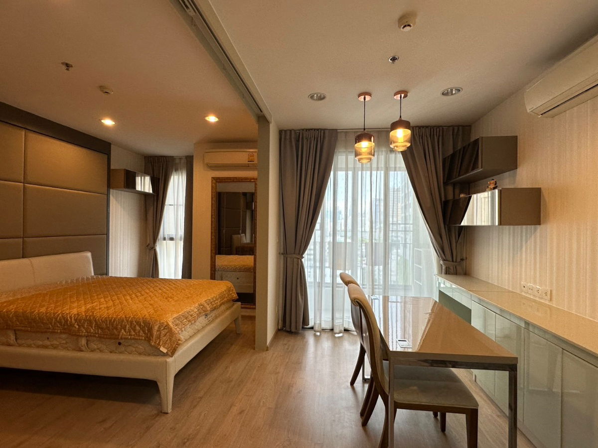 Available for rent💎IDEO Q Ratchathewi💎Fully furnished, good price and near BTS