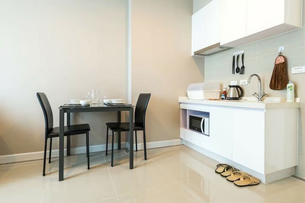 TC Green condo  Rama 9 city view for rent big room nice and close with mrt with the best price