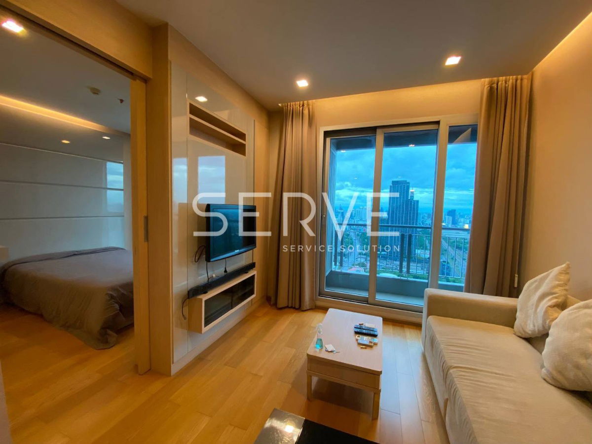 1 Bed 1 Bath with Bathtub Nice Room Unblock view Good Location Close to  MRT Phetchaburi 150 m @ The Address Asoke