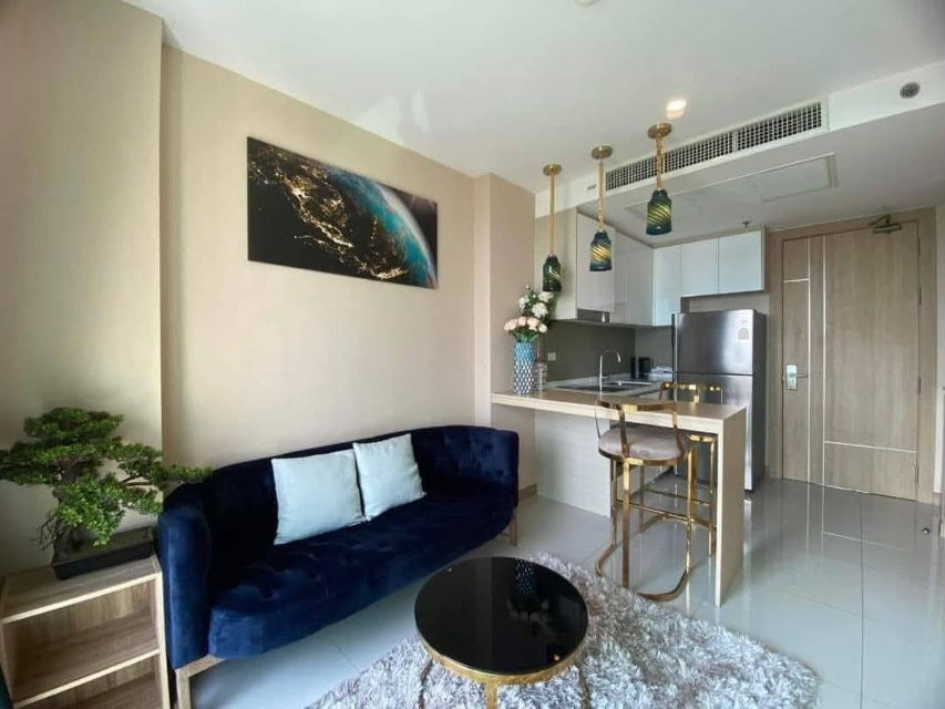 The Riviera Jomtien Condo for Rent | 25,000 Baht / Month  1 Bedroom, 1 Bathroom  14th Floor, Sea View  Usable Area: 35 sq.m.