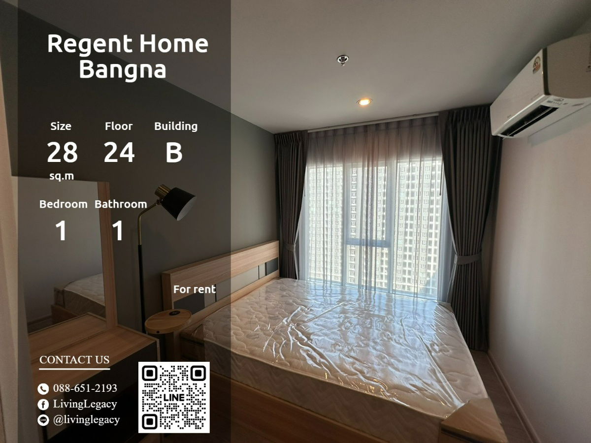 SSRGC0 公寓出租 Regent Home Bangna 28 平方米