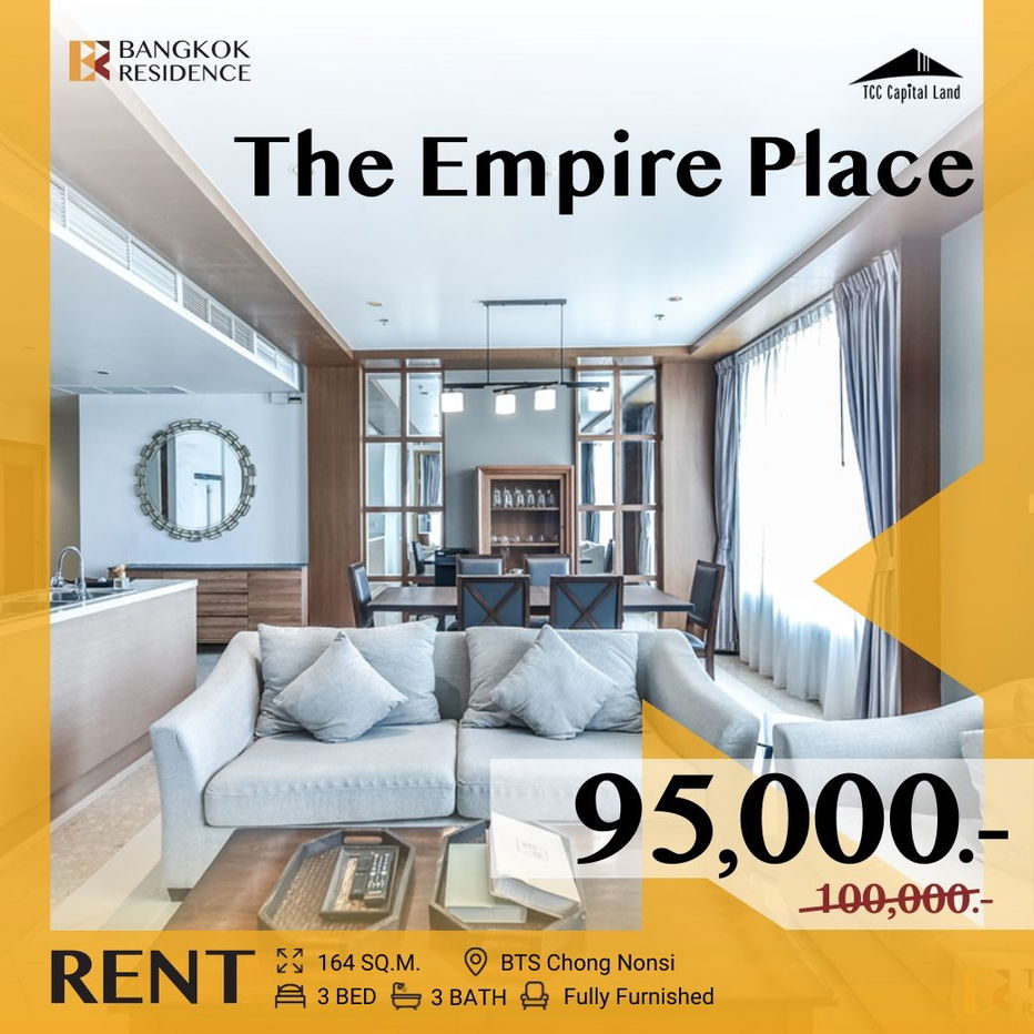 The Empire Place ✨ Stylish & Well-Priced Unit 💫 Near BTS Chong Nonsi
