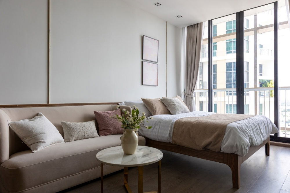 TA7931📲LineID @556ryccg🚞Studio 28 sqm ကြမ်းပြင် 32 ပရိဘောဂအပြည့်အစုံ Park Origin Phromphong BTS Phrom Phong အနီး၊ Benjasiri ပန်းခြံ၊ Emporium