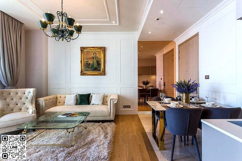 TA1977📲LineID @556ryccg🎆1 Bedroom 60 sqm Floor 31 Fully furnished Magnolias Waterfront Residences near ICONSIAM & BTS Charoennakhon