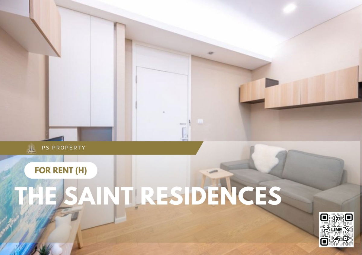 For rent ✨ The Saint Residences ✨ Fully furnished and equipped, near BTS Ha Yaek Lat Phrao