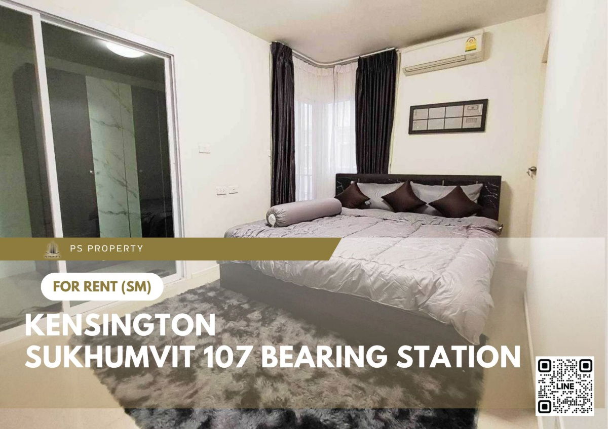 For rent ✨ Kensington Condominium Sukhumvit 107 Bearing Station ✨ near BTS Bearing, fully furnished and equipped with appliances