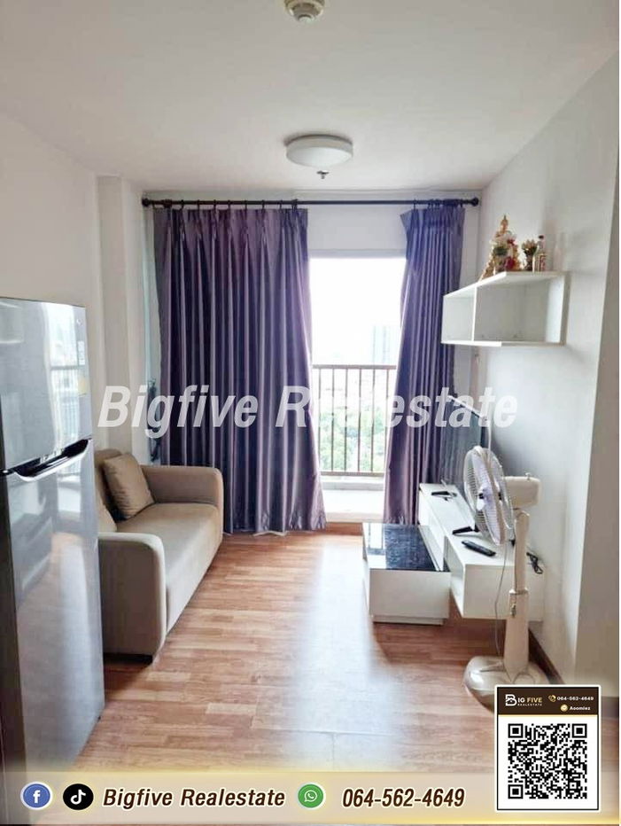 A68-069 Condo for rent, The Trust Ngamwongwan, 17th floor,  beautiful view, fully furnished, near The Mall Ngamwongwan✨