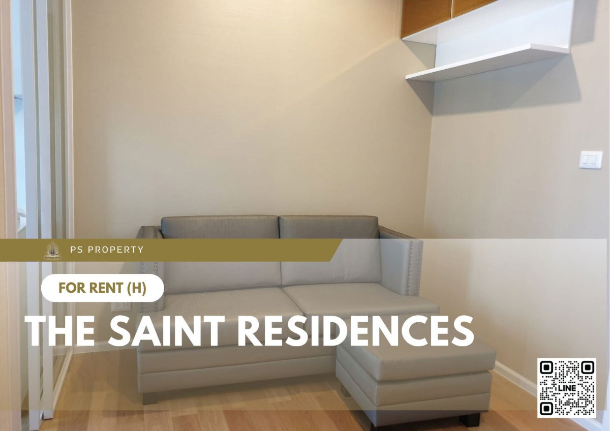 For rent 📍 The Saint Residences 📍 Fully furnished and equipped, near BTS Ha Yaek Lat Phrao