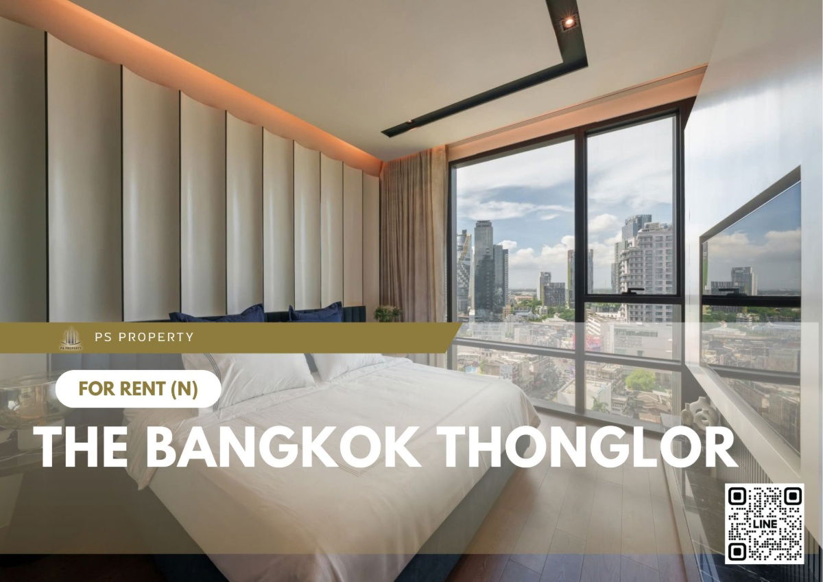 For rent 📍The Bangkok Thonglor 📍 2 bedrooms, 2 bathrooms, fully furnished and equipped with appliances