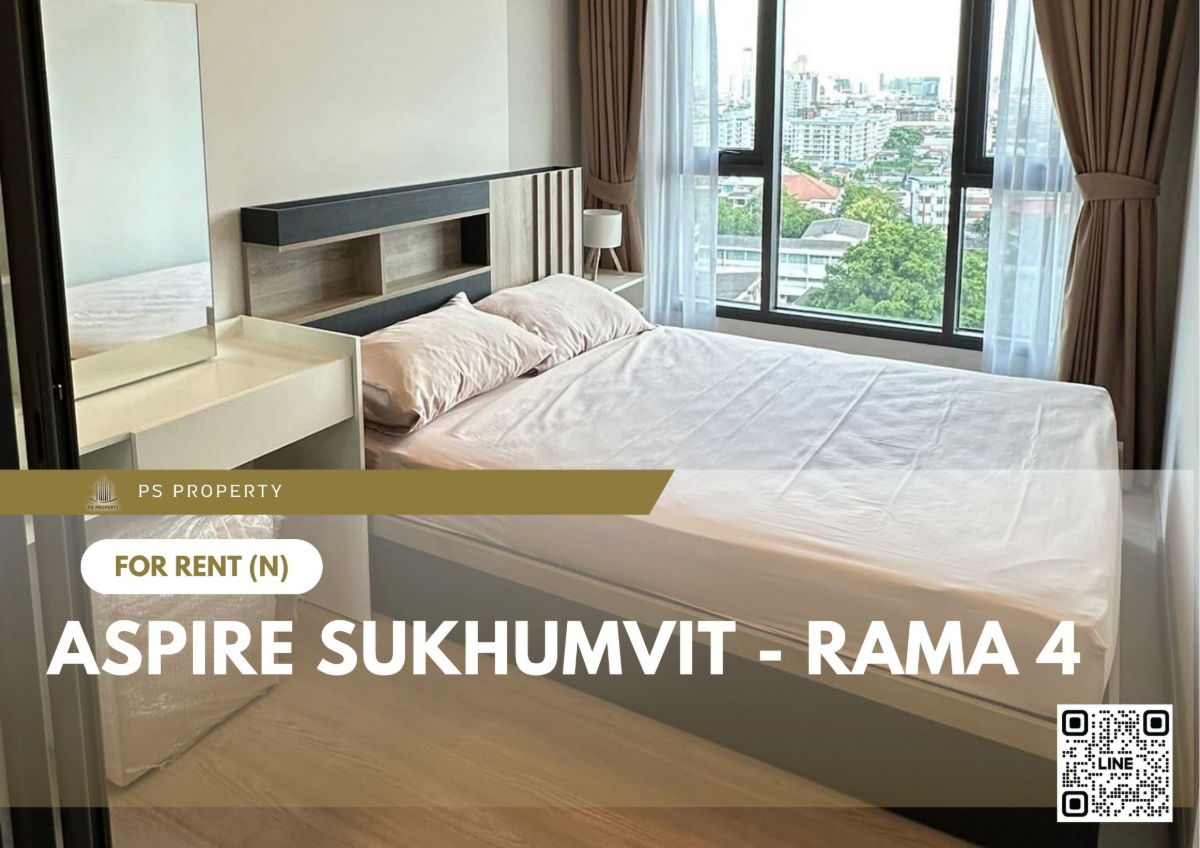 For rent 🔥 Aspire Sukhumvit - Rama 4 🔥 Fully furnished and equipped, near BTS Phra Khanong