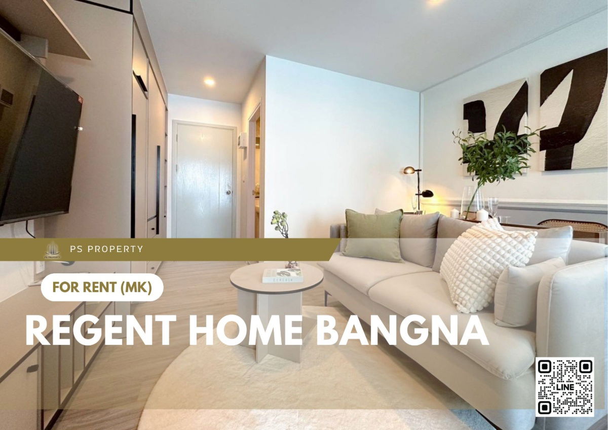 For rent ✨ Regent home bangna ✨ Fully furnished and equipped, near BTS Bangna