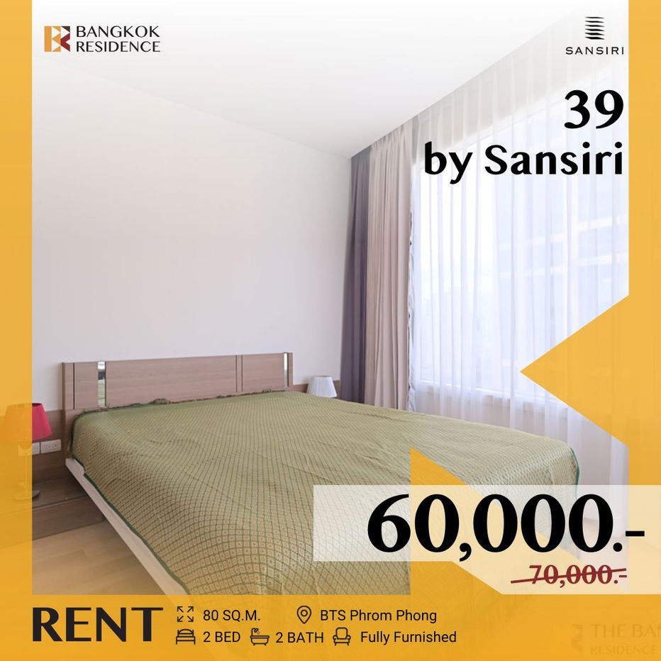 39 by Sansiri 💫 Beautiful Decoration at an Affordable Price 🔥 Near BTS Phrom Phong
