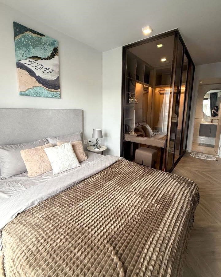 TA8005📲LineID @556ryccg 🚄35 sqm 1 Bedroom Floor8 Tower B Fully furnished Chapter Thonglor25