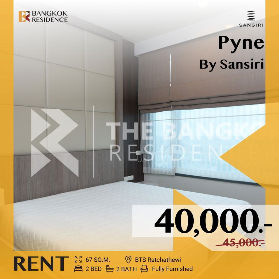 Pyne By Sansiri 🛌🏻 Fully Furnished & Move-in Ready ❗ Near BTS Ratchathewi