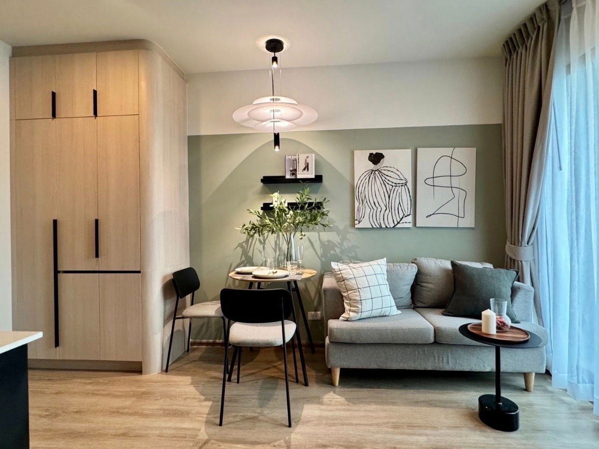 ငှားရန်ရှိသည်- ကွန်ဒို နူရီခရိုင် R9 Rama9 အနီး MRT Rama9 *Nice Room* Line: @homefinder