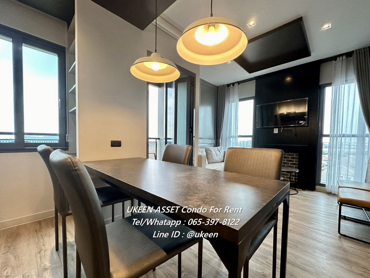 UK01-018 Chamonix Condo for rent, Sriracha, size: 35 sq m. 💥 Rental price: 10,000 baht/month