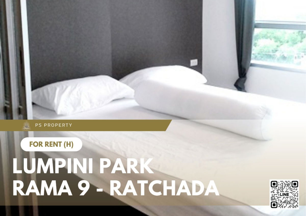For rent 📍 Lumpini Park Rama 9 - Ratchada 📍 Fully furnished and equipped, near MRT Rama 9