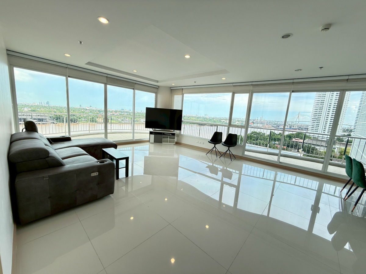 Supalai Riva Grande Rama III Chao Phraya riverside 283 sq m. 3 Bedroom, 4 Bathroom 1 Maid's room