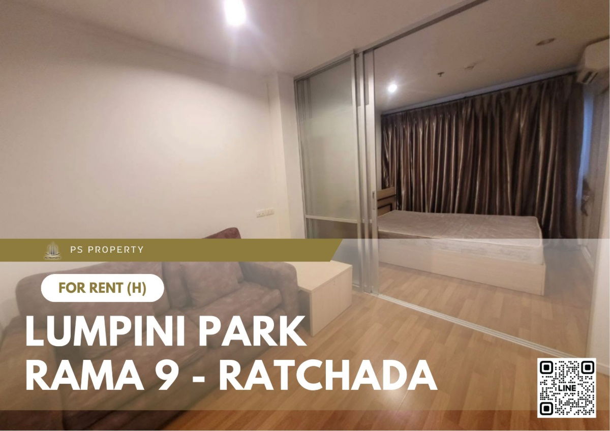For rent ✨ Lumpini Park Rama 9 - Ratchada ✨ Fully furnished, appliances included, near RCA