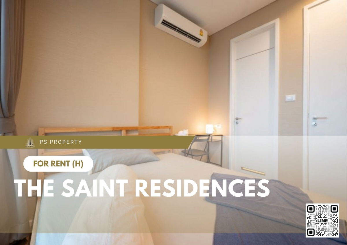 出租 📍 The Saint Residences 📍 家具齐全，设备齐全，靠近 BTS Ha Yaek Lat Phrao