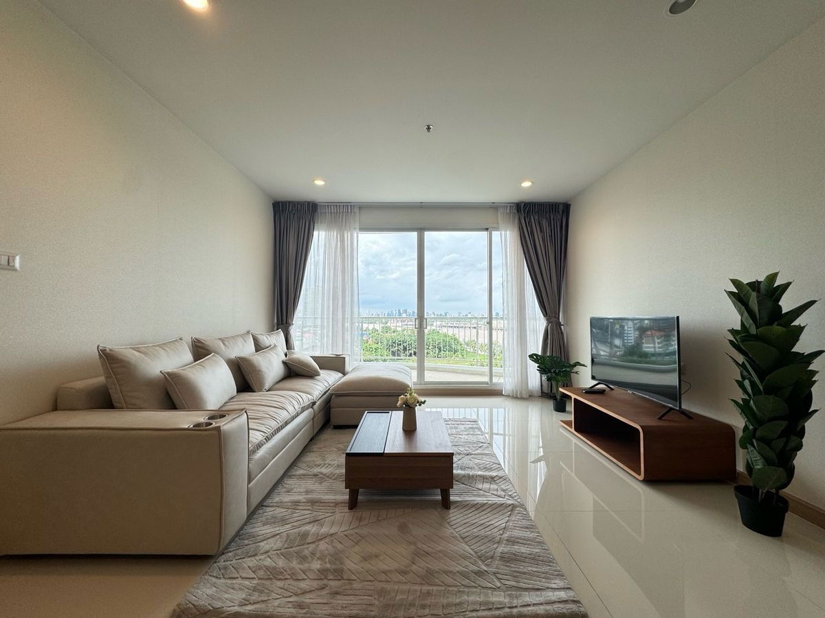 Code: KJ8786  for rent Supalai Riva Grande rama 3 // Line ID: @kjcondo (with @) //