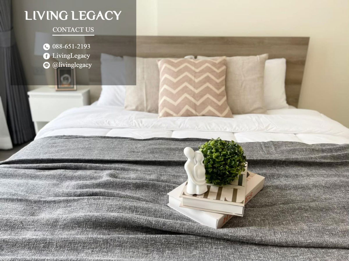 LWHPZR4H Condo For Rent Rich Park @ Triple Station 30 Sq.M. Floor 3 line id : @livinglegacy