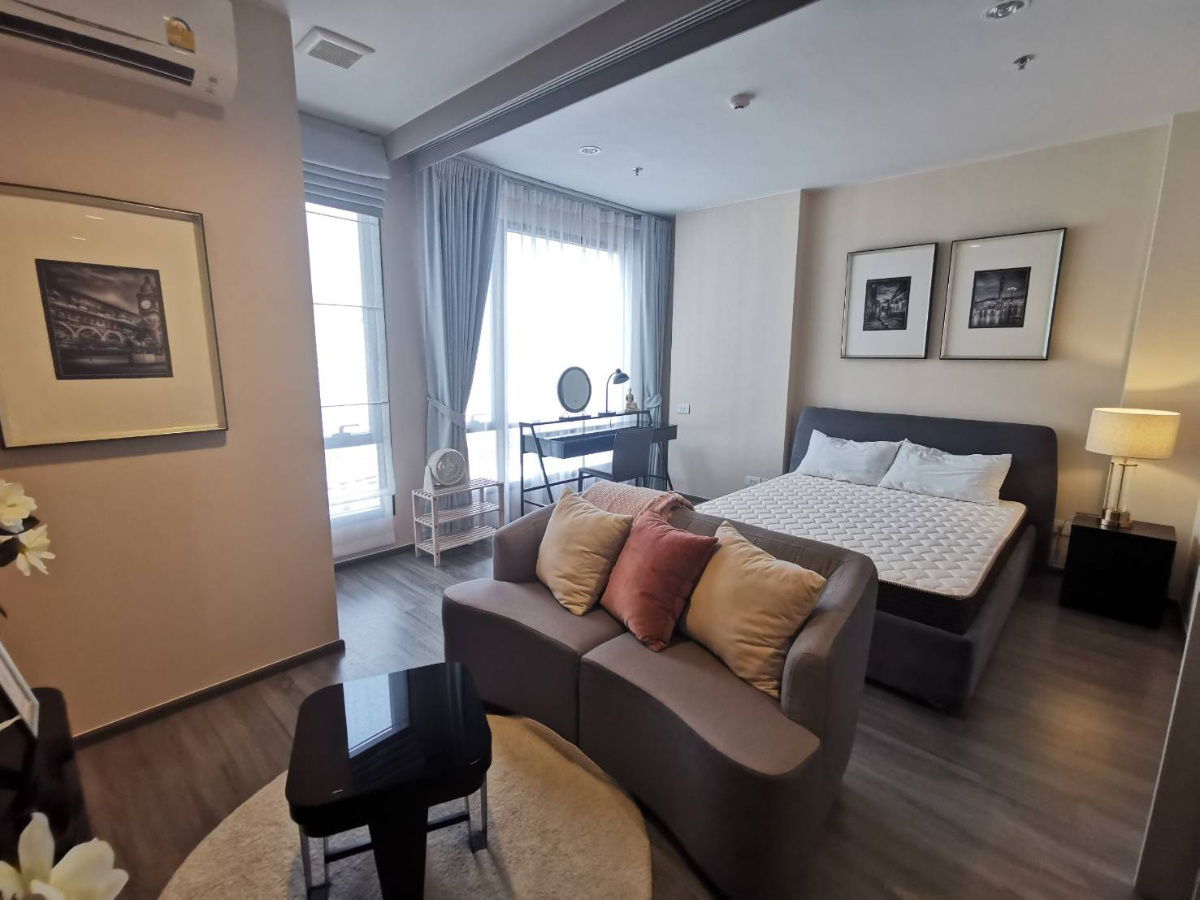 For rent : IDEO Mobi Rangnam ,23rd Floor, 1 bed 1bath area 35 sq.m. reday to move in