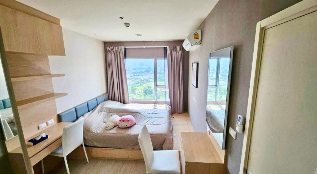 P1147 Condo for rent Aspire Ratchada-Wongsawang, 2 bedrooms, beautiful room, fully furnished, ready to move in immediately.