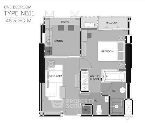 1-BR Condo at Rhythm Sathorn near BTS Saphan Taksin (ID 59461)