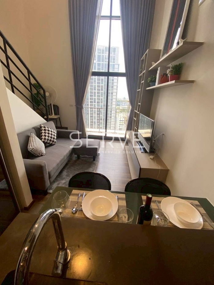 Duplex 1 Bed ห้องใหญ่ ห้องสวย เฟอร์ครบ ทำเลดี ใกล้ BTS สะพานควาย 200 ม @ โอนิกซ์ พหลโยธิน