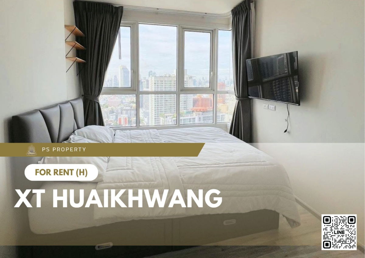 For rent 📍 XT HUAIKHWANG 📍 Fully furnished and equipped, near BTS Huai Khwang