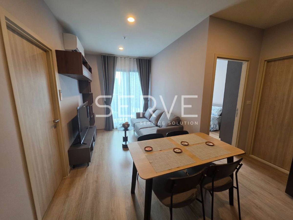 2 床漂亮客房新公寓，位置优越，靠近 MRT Phra Ram 9 220 m.，CentralPlaza Rama 9，Fortune Town @ NUE District R9